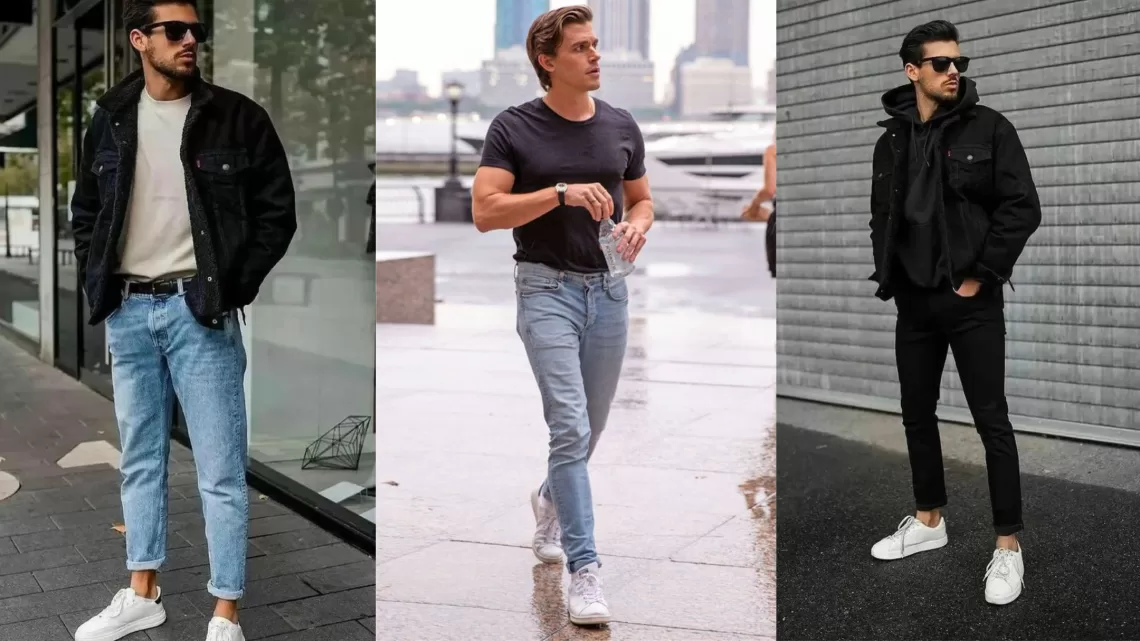 3 men's wear jeans t-shirt casual clothes