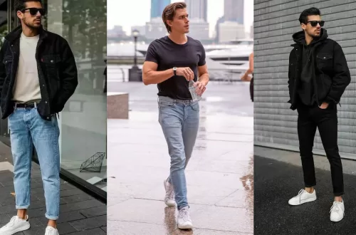3 men's wear jeans t-shirt casual clothes